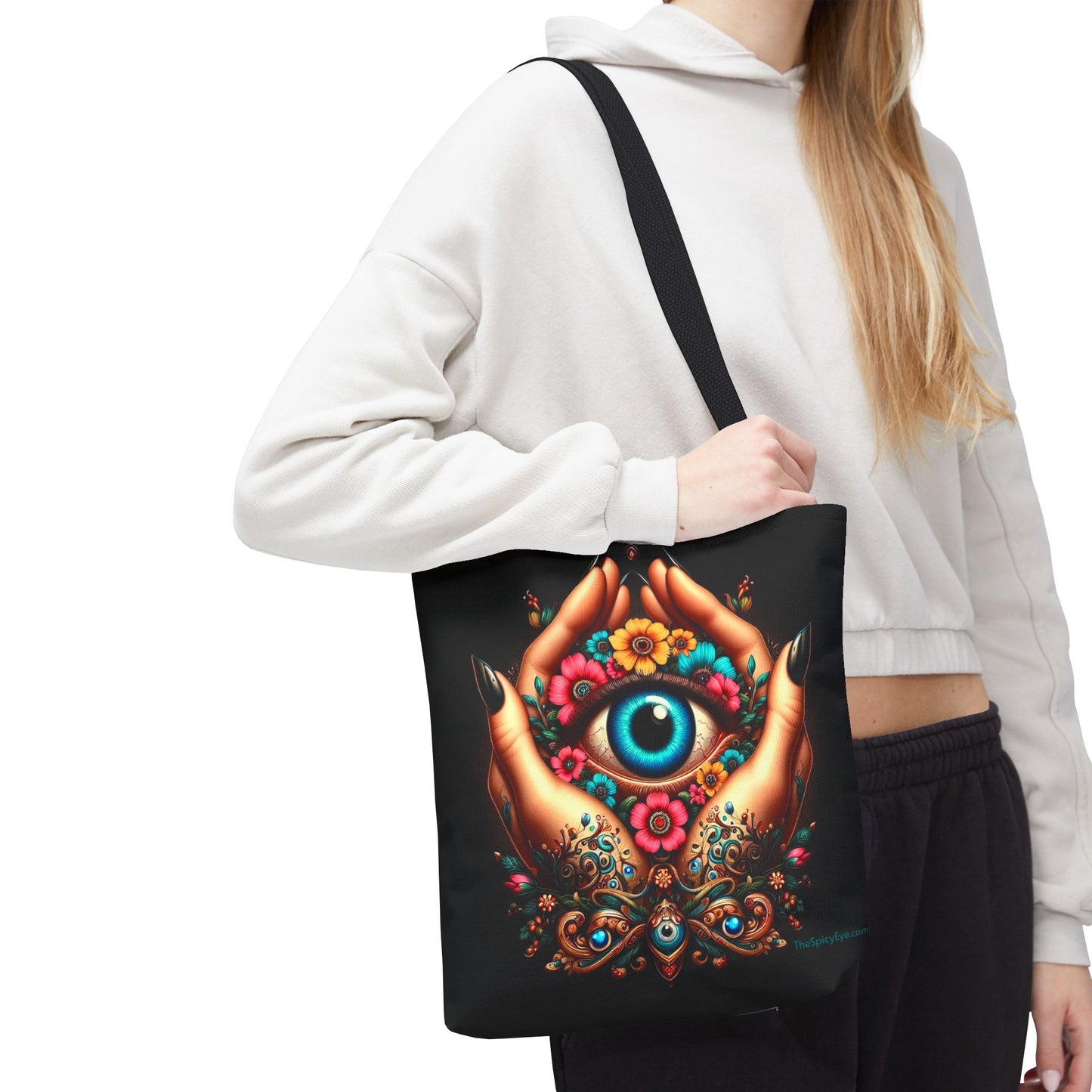 Mystic Hands Evil Eye Tote