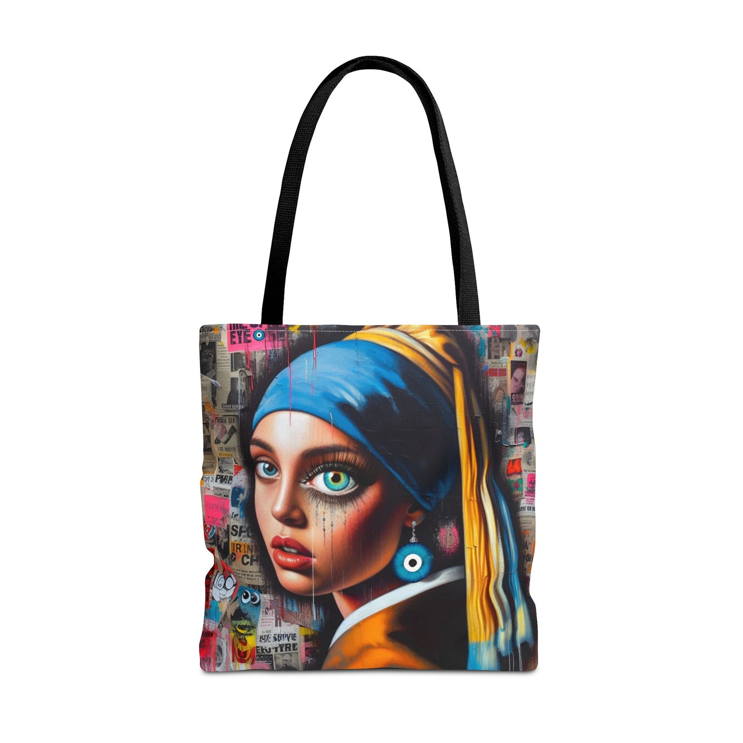 Girl with The Evil Eye Earring - Tote