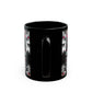 “Mona Lisa Smile, Evil Eye Stare, Morning Coffee Glare” – Classic art, modern attitude.