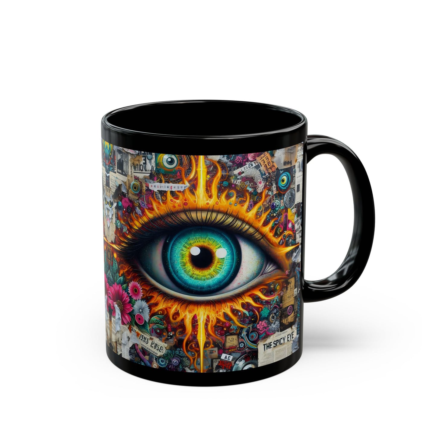“Office Politics & Evil Eye Protection” – Sipping, judging, blocking negativity - black
