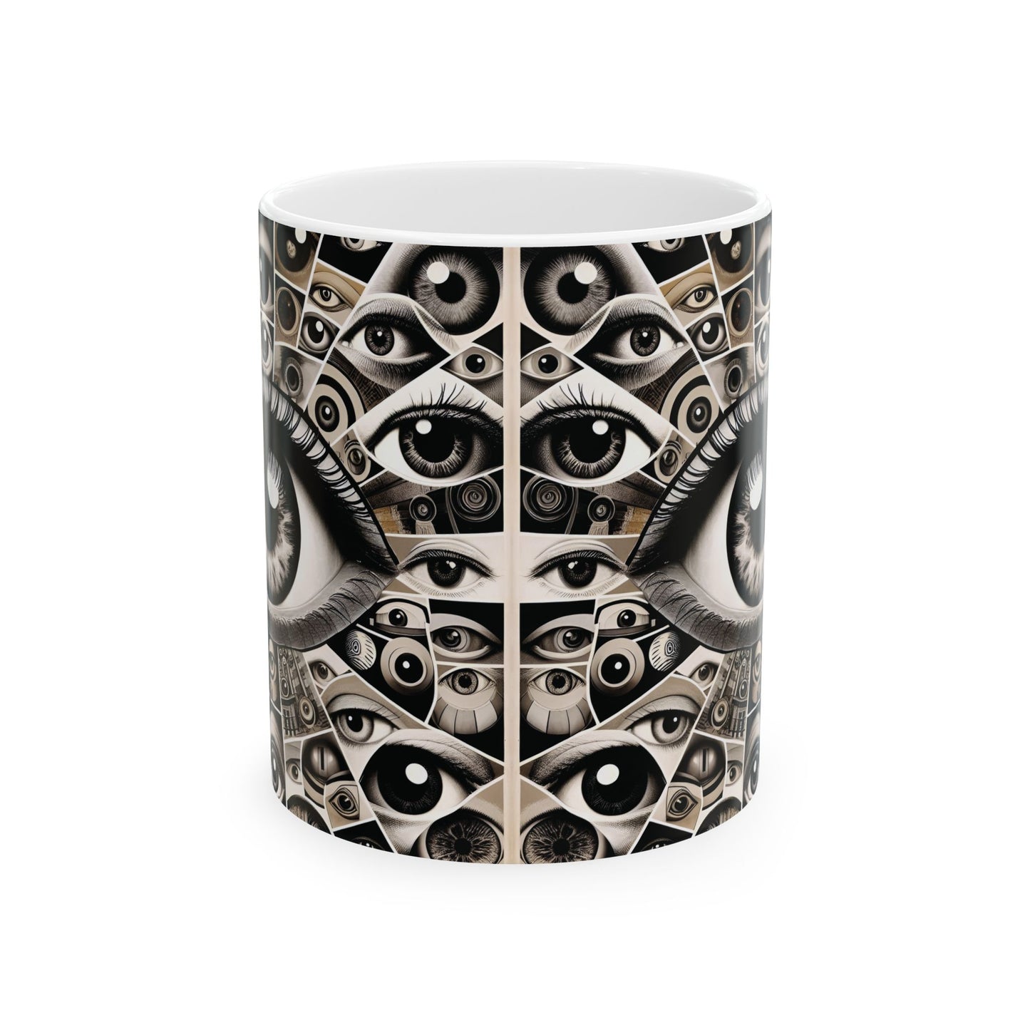 “Caffeinated Shade & Cubicle Spells” – Evil eye deflects drama so I can sip in peace.