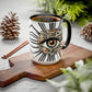 Stargazers Secret Mug - White on Black