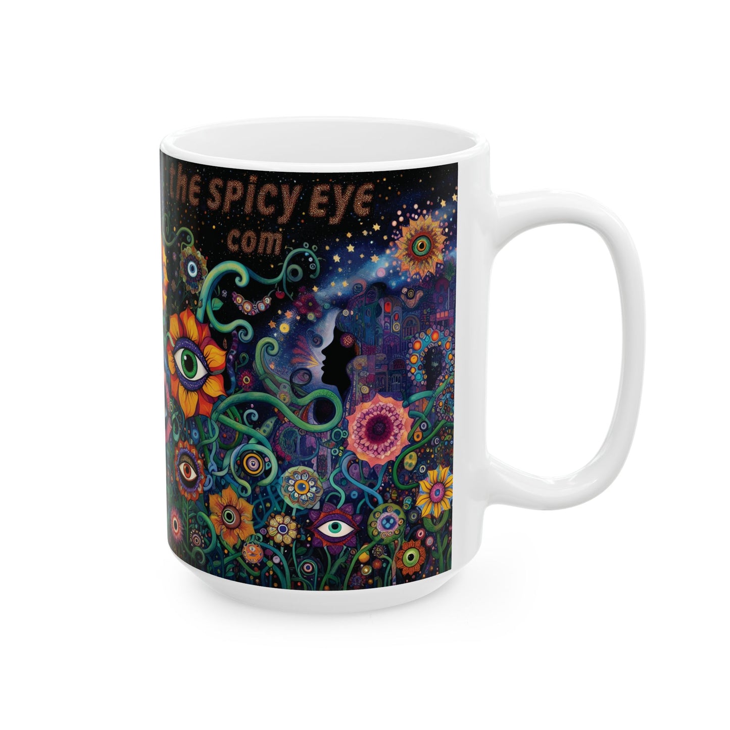 “Floral Roast & Forest Shade” – Hot coffee, cool sarcasm, zero tolerance for negativity.