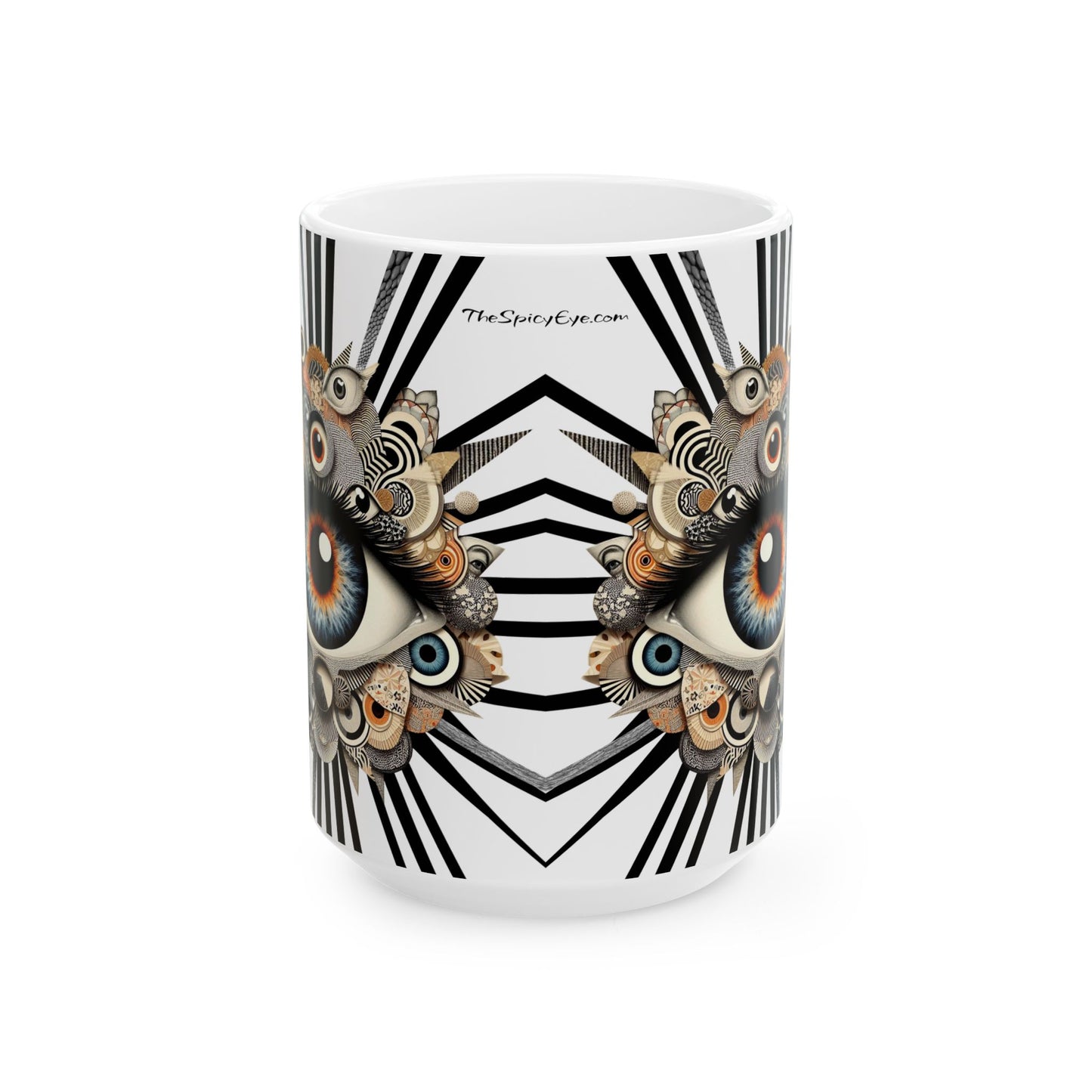 “Coffee First, Sarcasm Second, Evil Eye Always” – Morning mantra for open-plan survival. - White on White
