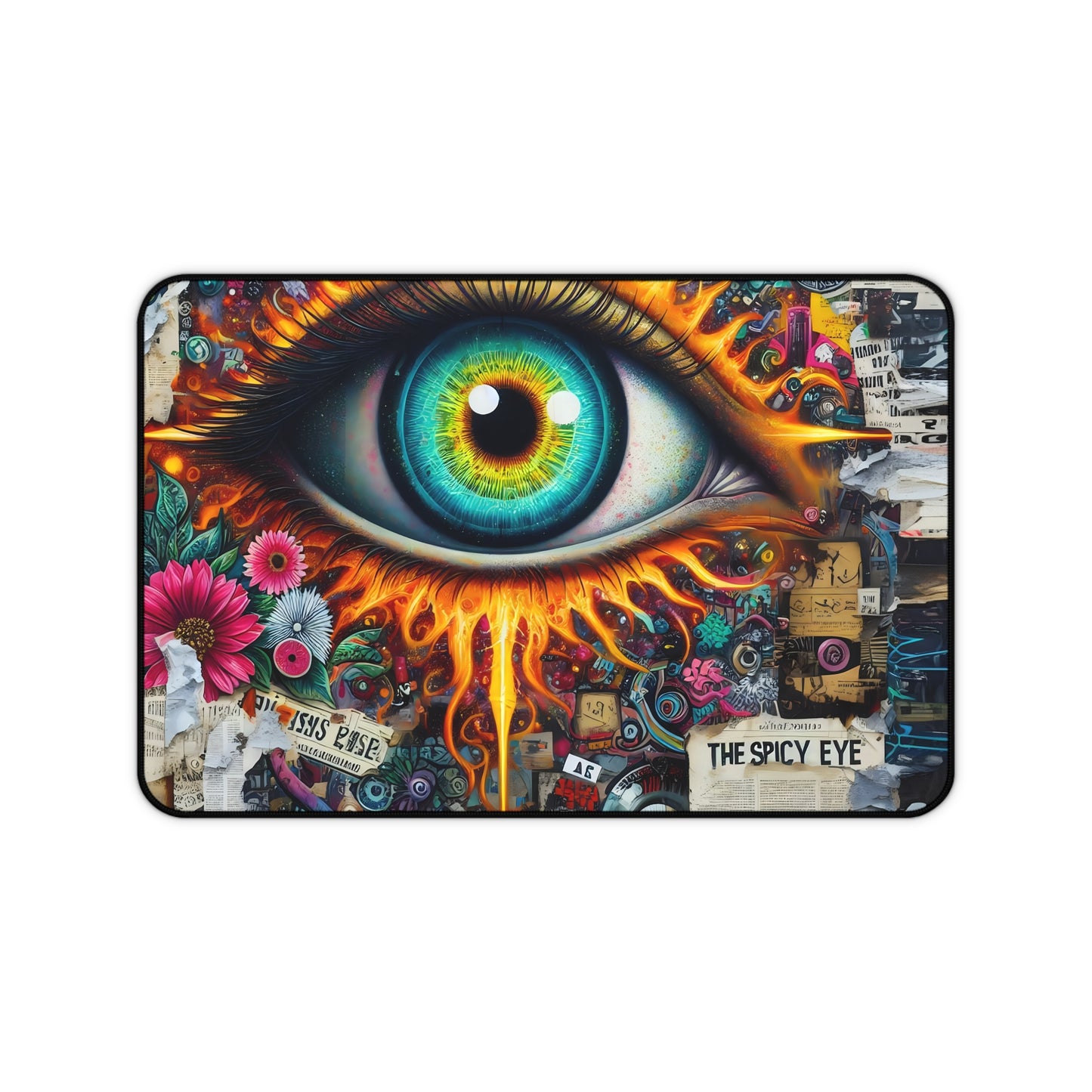 Evil Eye Protection, But Make It Aesthetic-Desk Mat