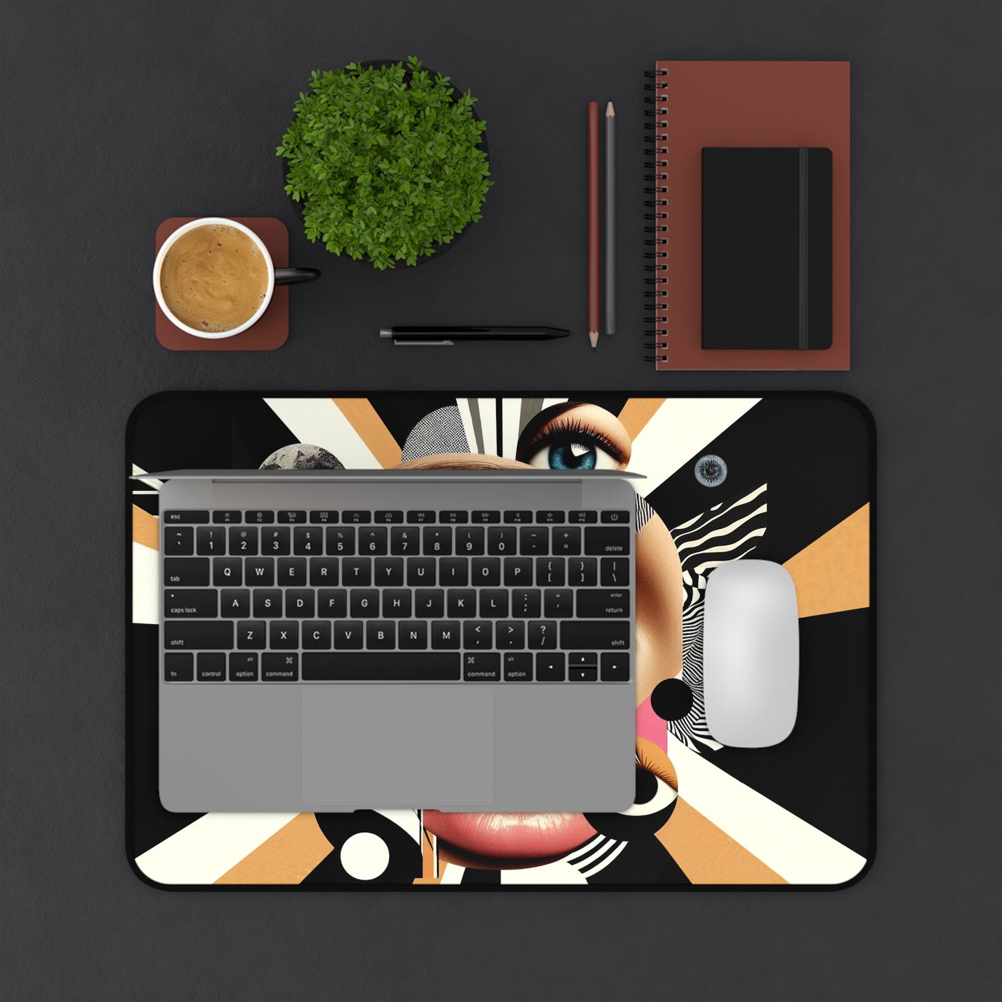 Staring Contest: You vs. The Universe-Desk Pad