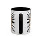 Stargazers Secret Mug - White on Black