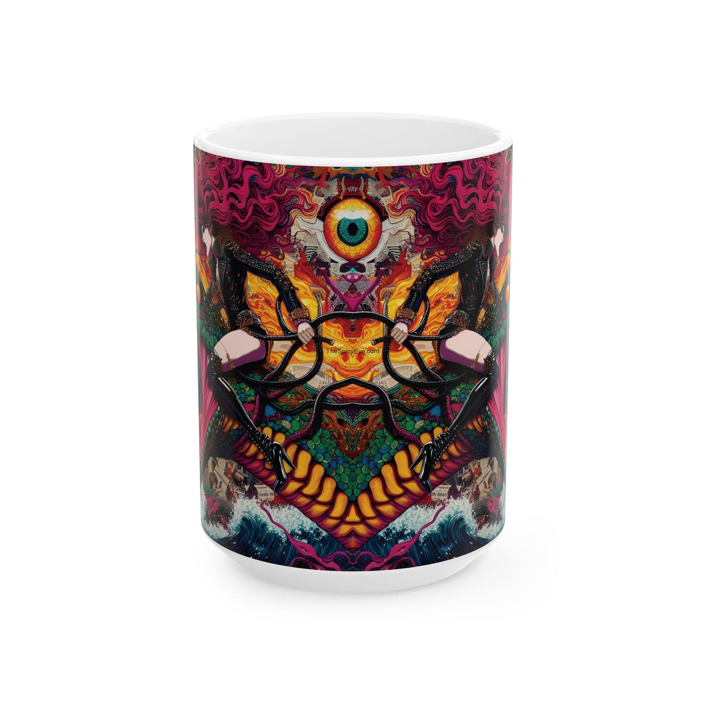 “Coffee, Chaos & Cold-Blooded Companions” – Evil eye handles curses; I handle the sass.