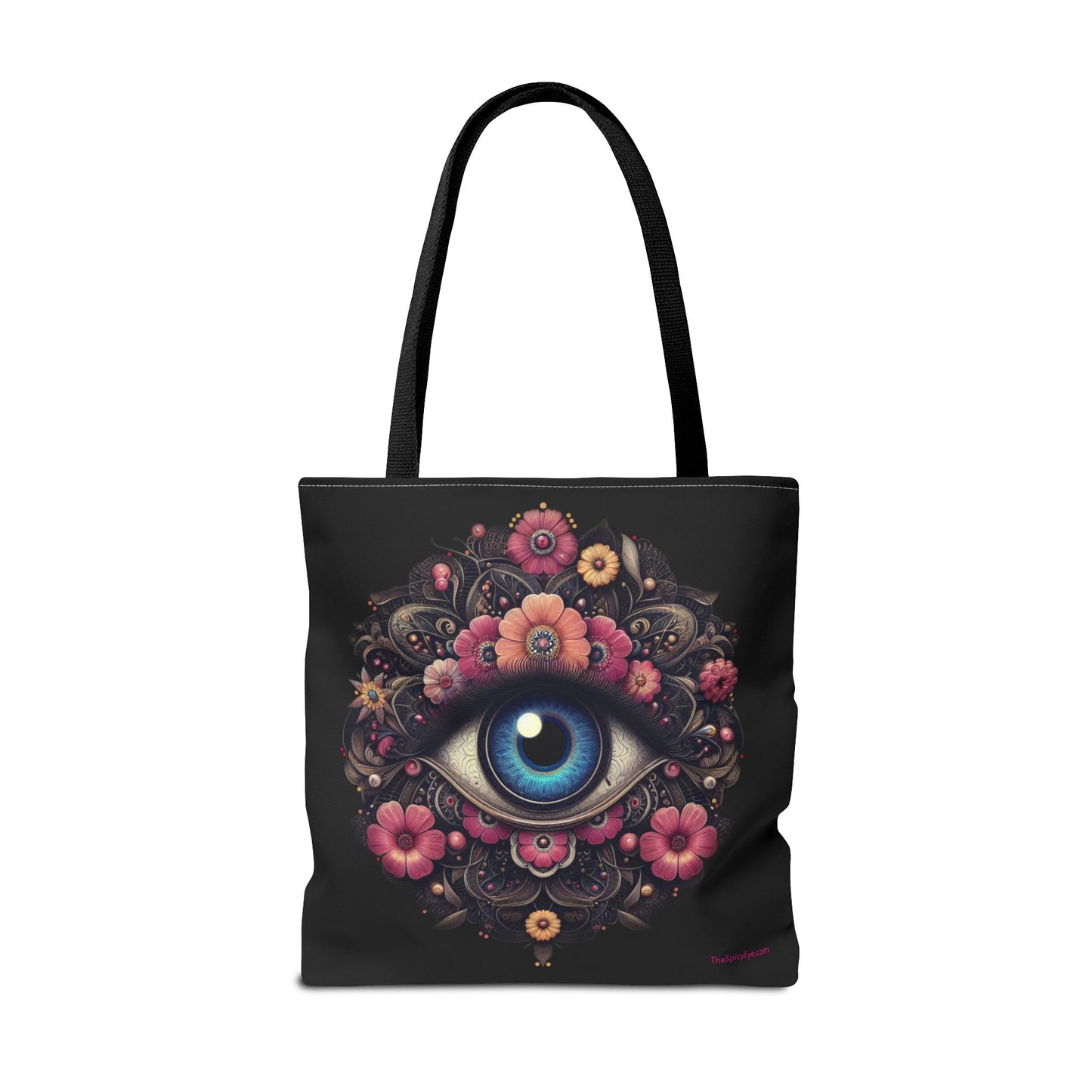 Celestial Guardian Floral Eye Tote