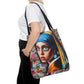 Girl with The Evil Eye Earring - Tote