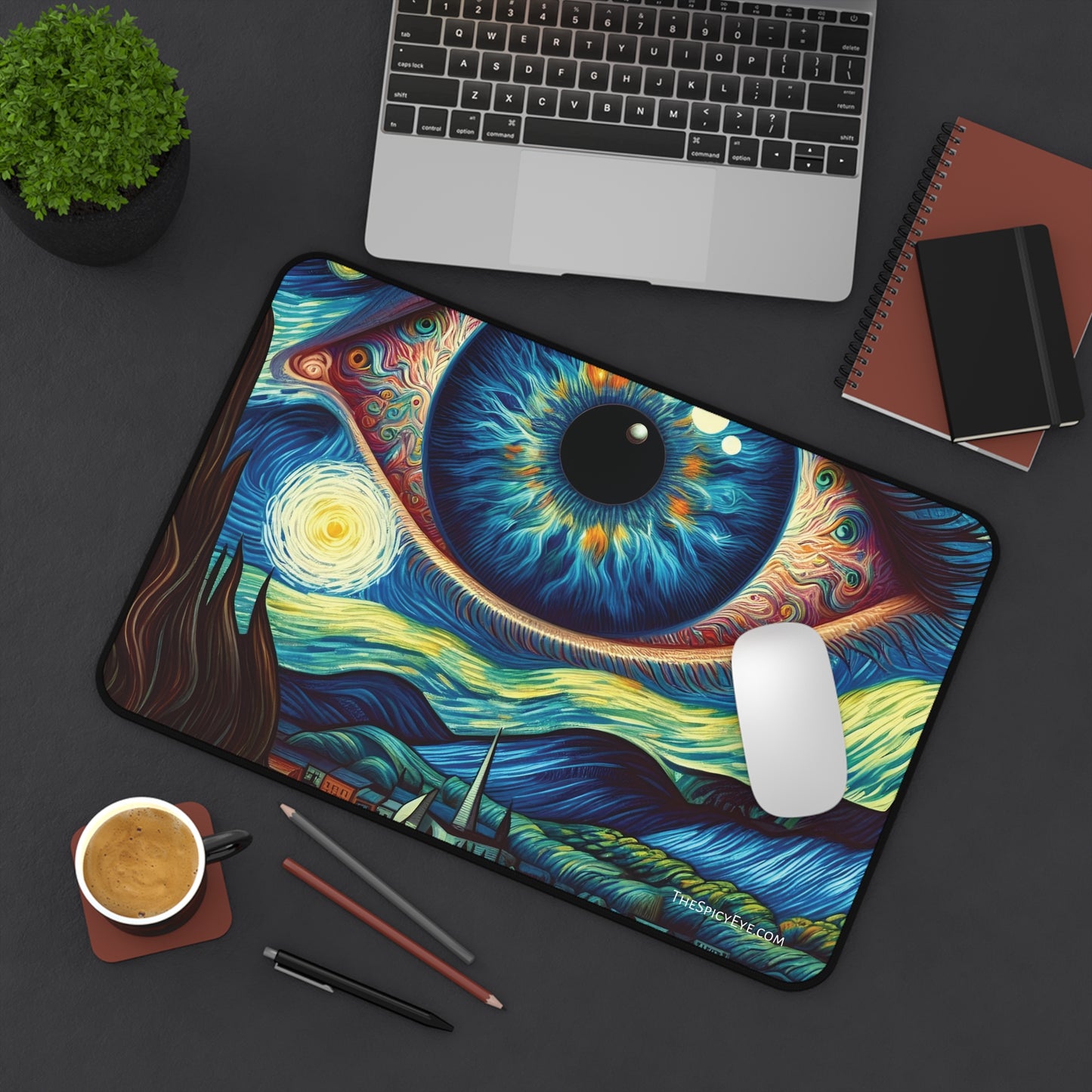 Stare into the Abyss-Desk Mat