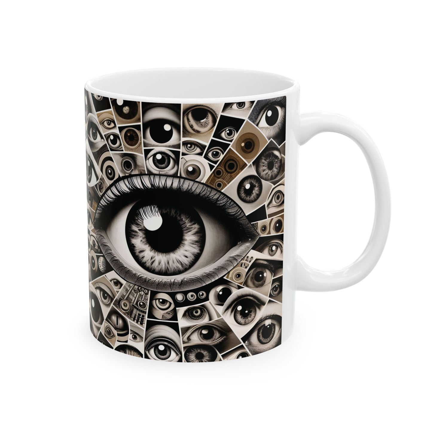 “Caffeinated Shade & Cubicle Spells” – Evil eye deflects drama so I can sip in peace.