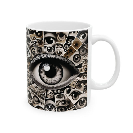 “Caffeinated Shade & Cubicle Spells” – Evil eye deflects drama so I can sip in peace.