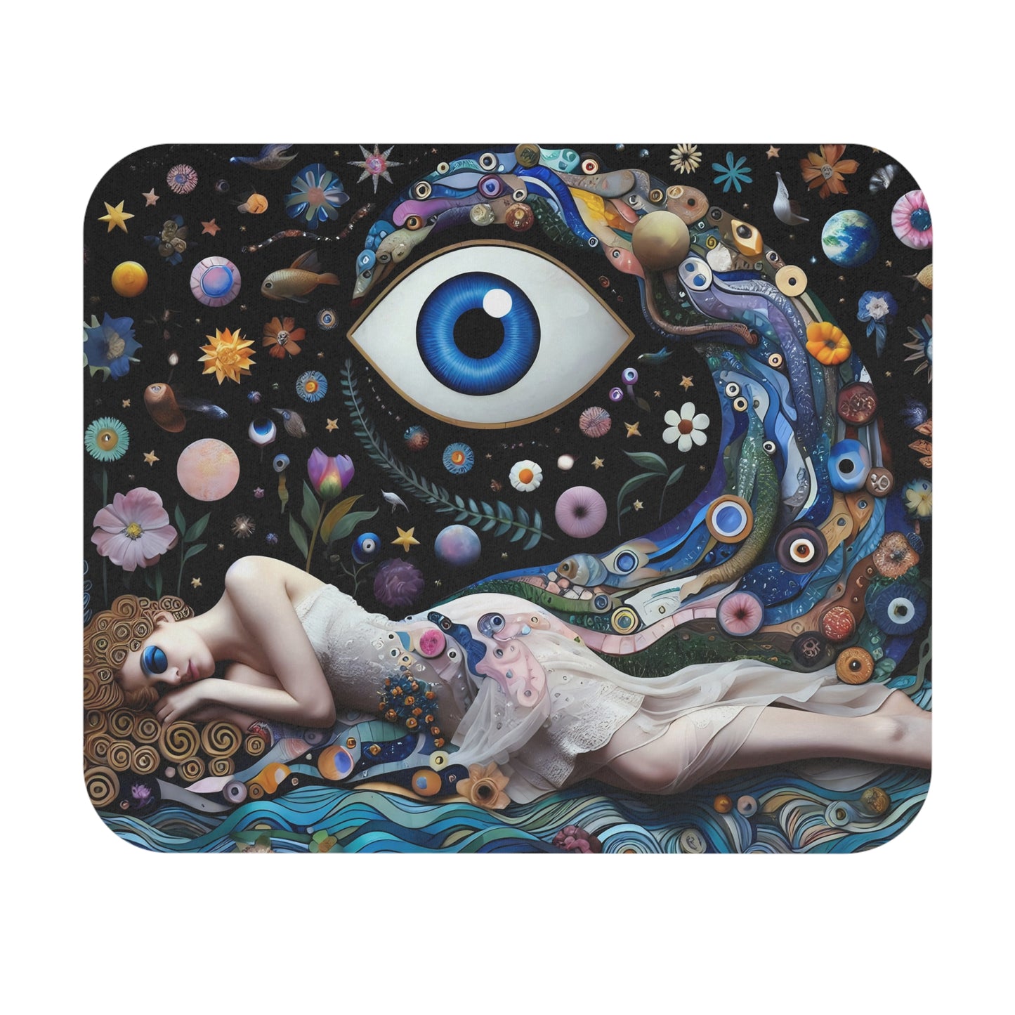 The Watchful Nap: Art, Attitude, and Eyeballs-Mouse Pads