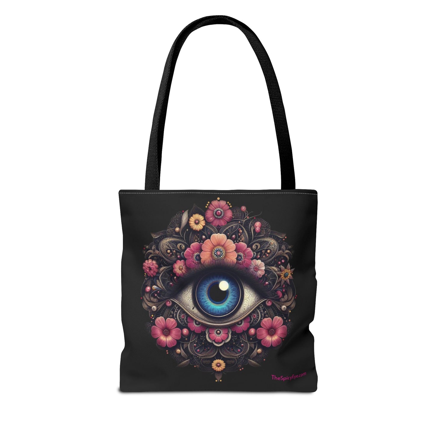 Celestial Guardian Floral Eye Tote