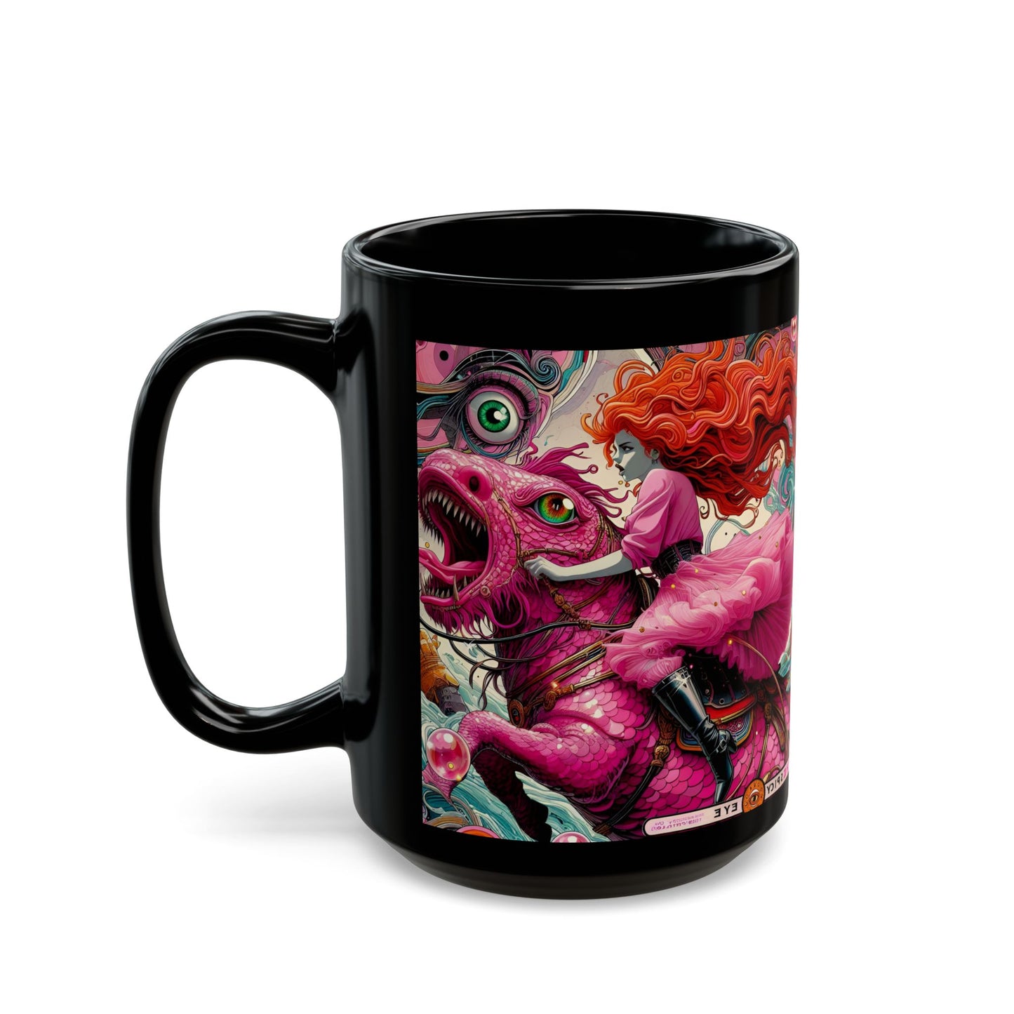 “Galloping Through Drama, Fueled by Coffee & the Evil Eye” – Red curls, sharp sarcasm, unstoppable.