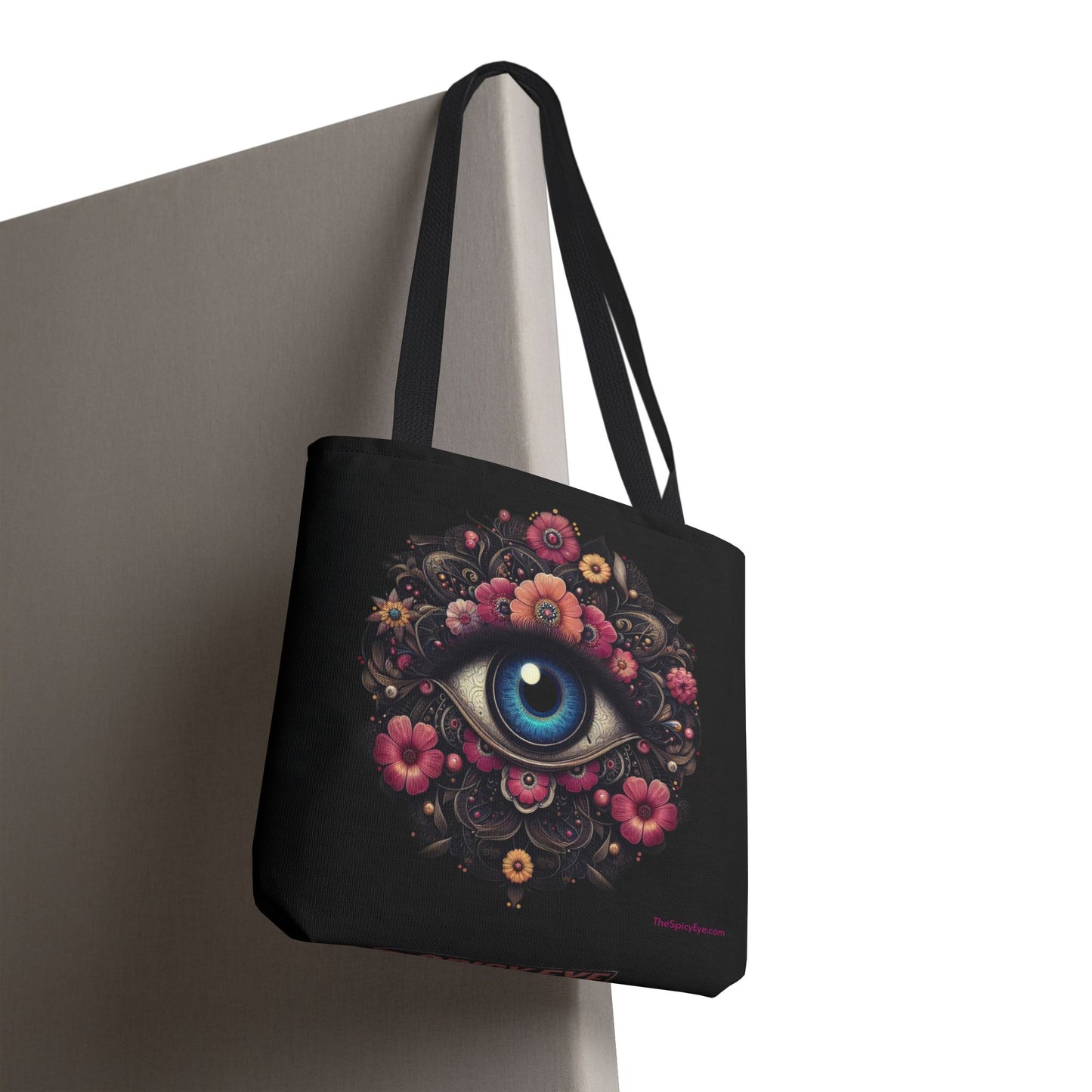 Celestial Guardian Floral Eye Tote