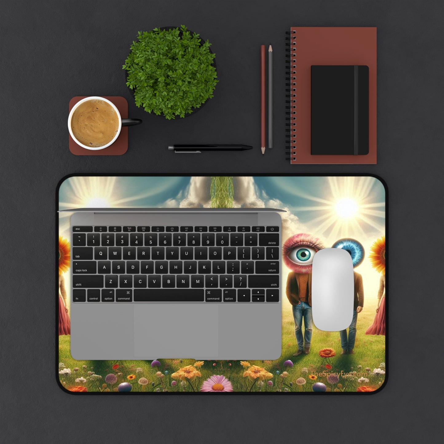 Hypnotized Yet?-One Glance and They Obey-Desk Mat