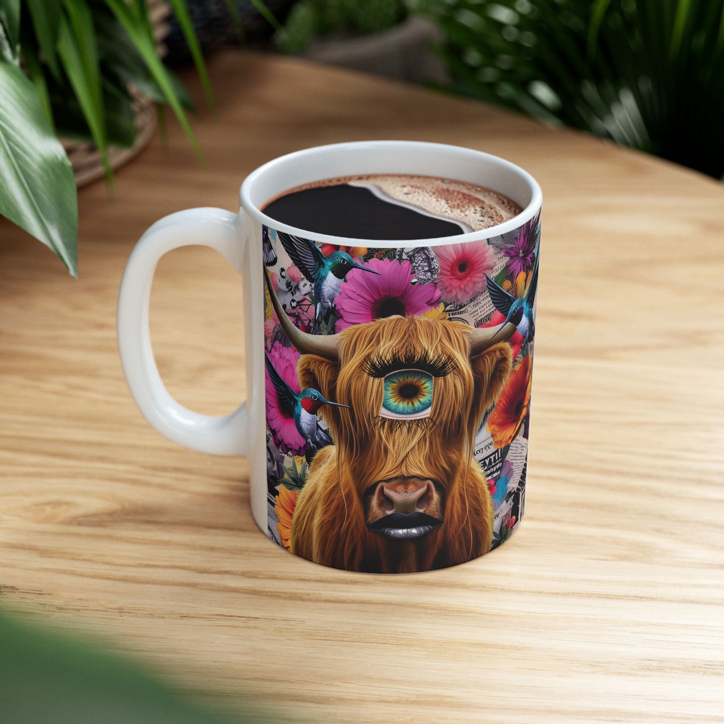 “Pasture Blooms, Evil Eye Glares, Morning Moo‑d” – Caffeine kicks in before kindness does.