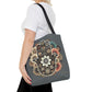 Boho Blossom Hamsa Tote