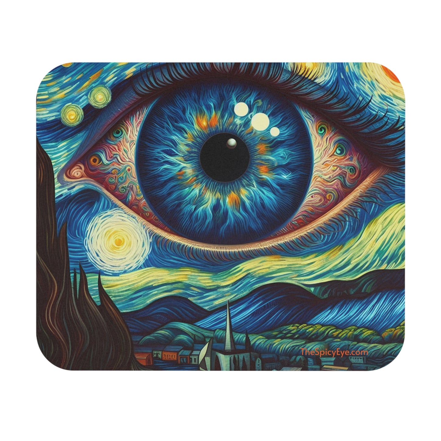 Stare into the Abyss-Mouse Pad