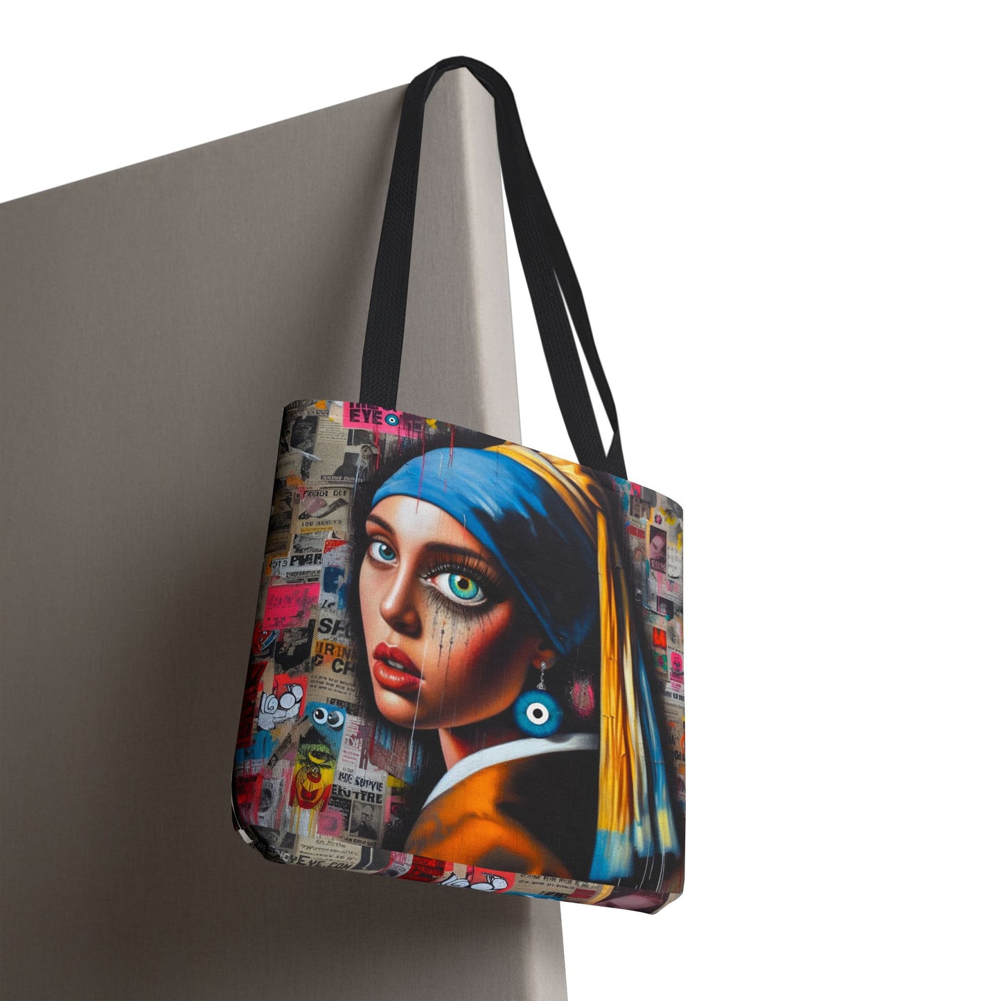 Girl with The Evil Eye Earring - Tote