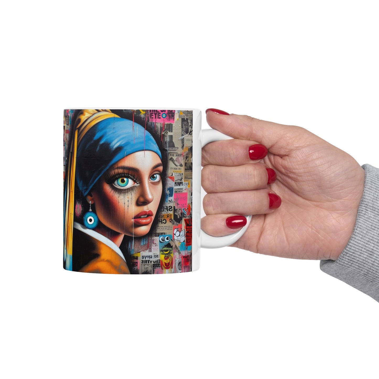 “Girl with the Petty Earring” – Staring silently… but judging loudly.