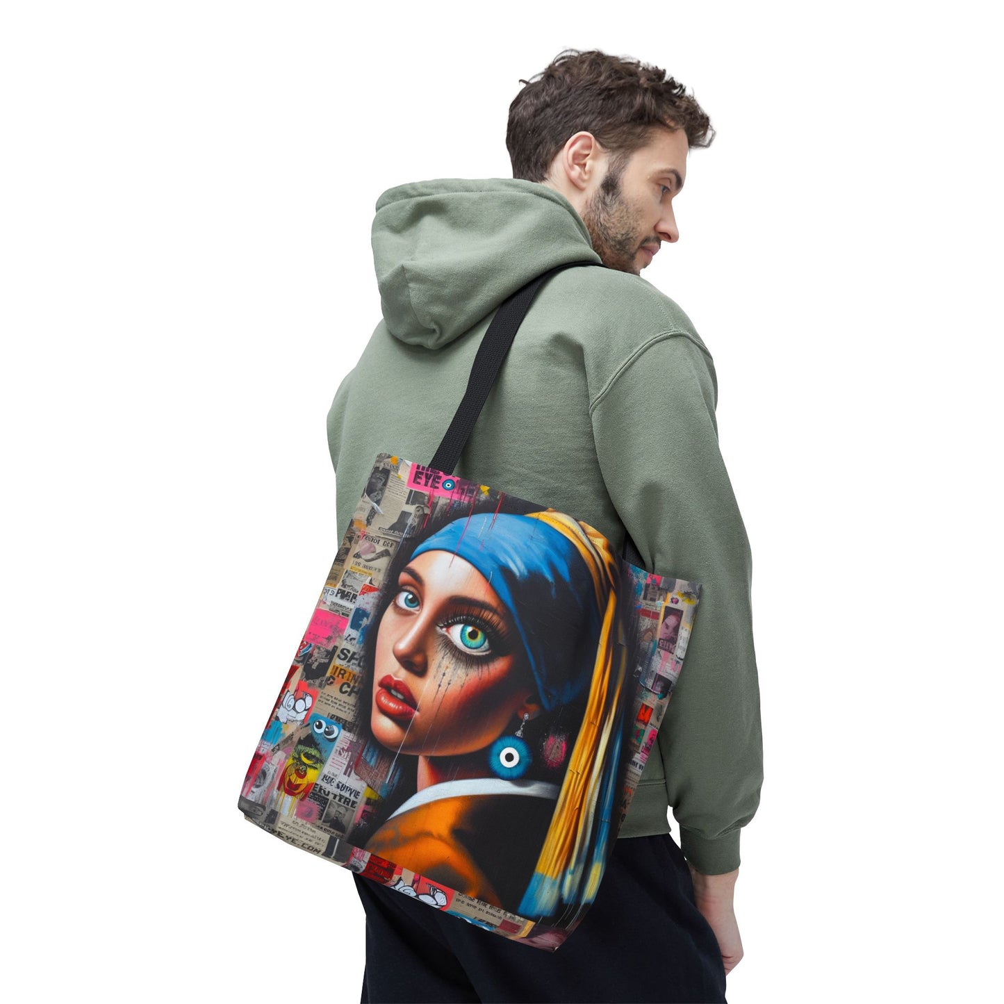Girl with The Evil Eye Earring - Tote