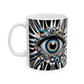 “Bad Moods Brewed Fresh, Evil Eye on Standby” – Perfect for Monday meetings. - White