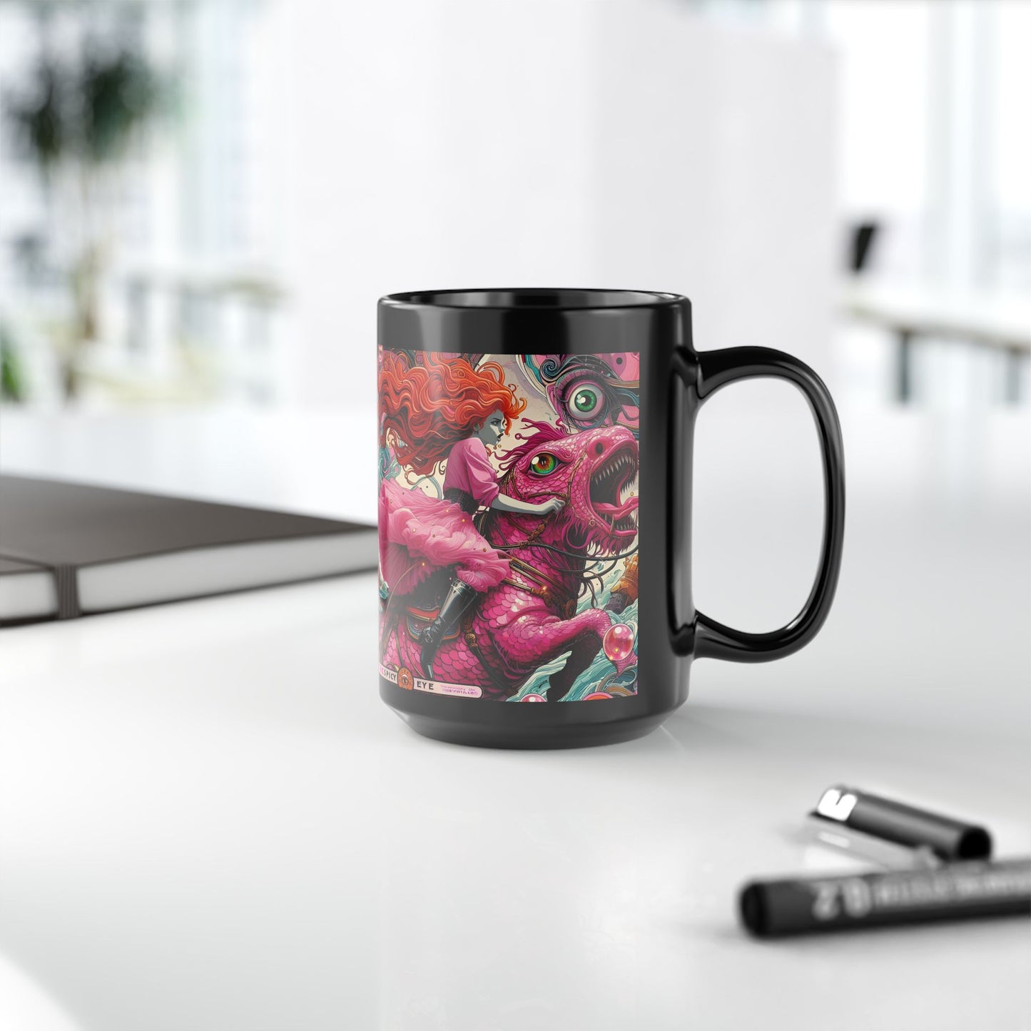 “Galloping Through Drama, Fueled by Coffee & the Evil Eye” – Red curls, sharp sarcasm, unstoppable.