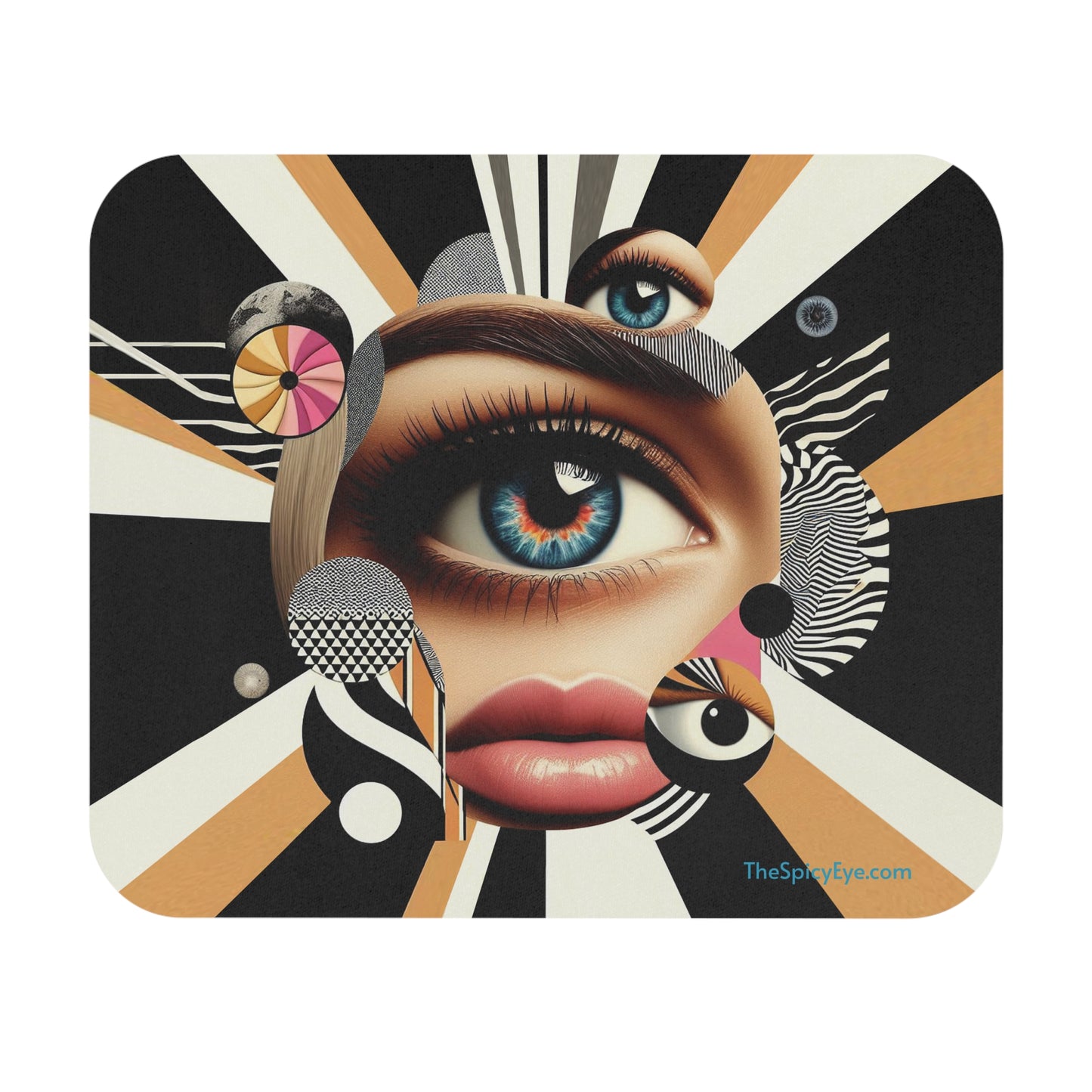 Staring Contest: You vs. The Universe-Mouse Pad