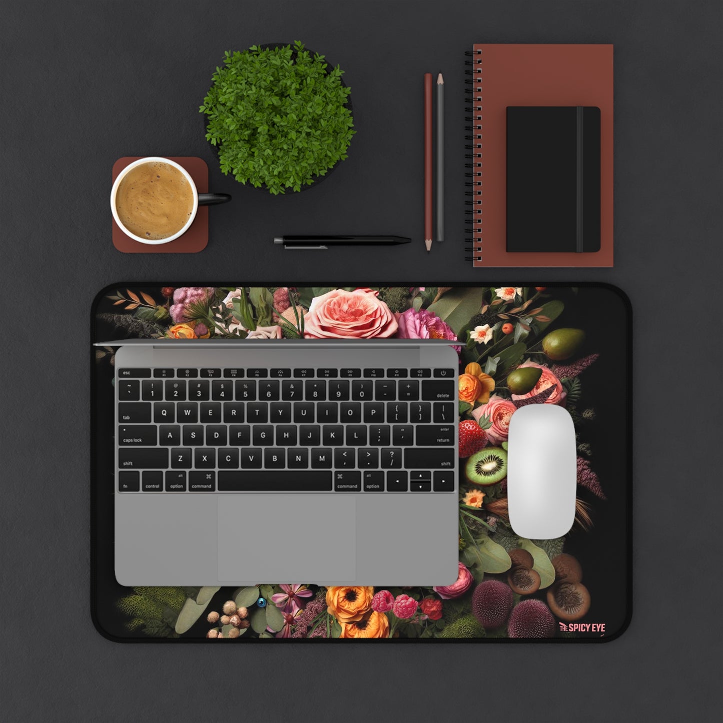 Floral Frida's Bloom & Gaze Desk Mat