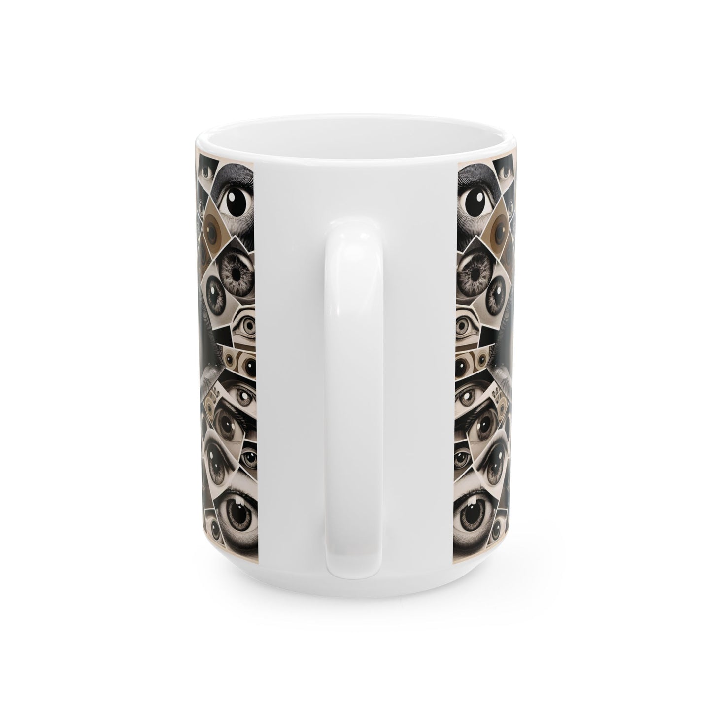 “Caffeinated Shade & Cubicle Spells” – Evil eye deflects drama so I can sip in peace.