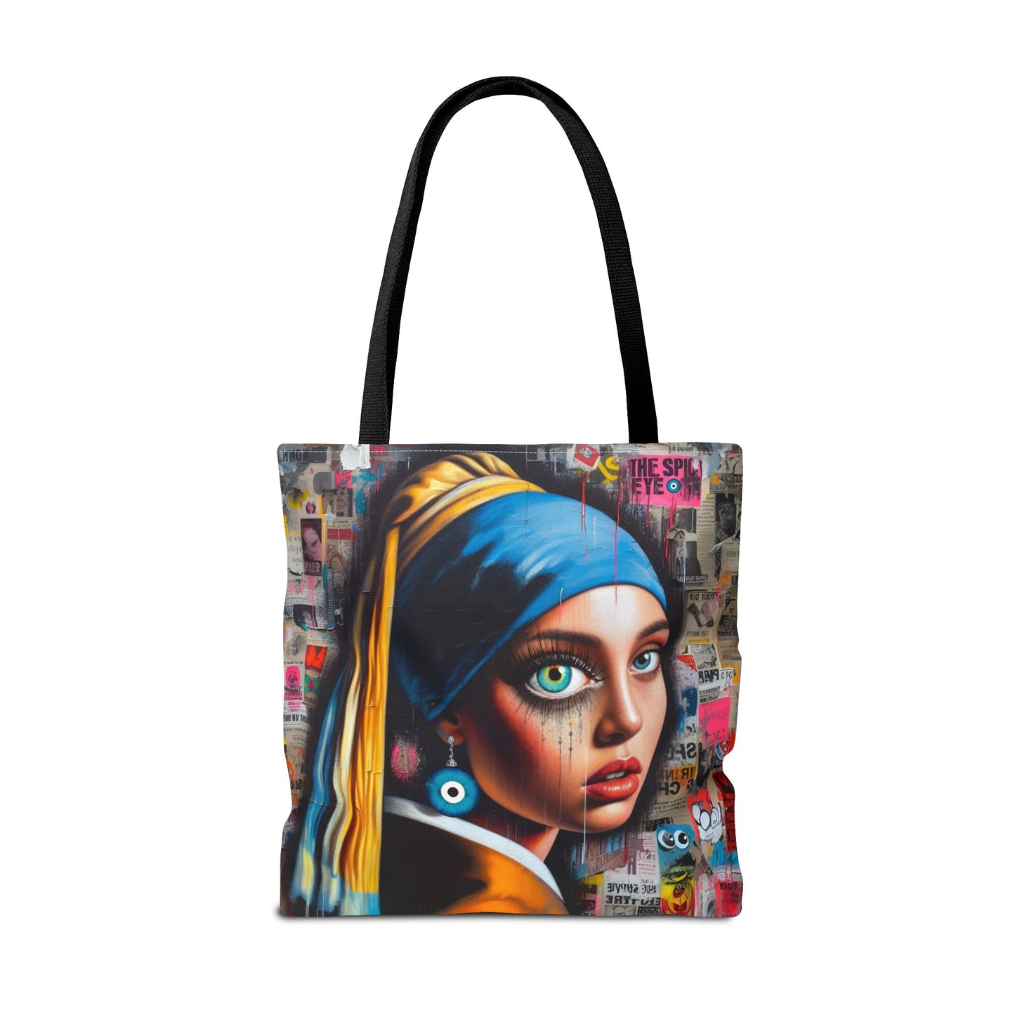 Girl with The Evil Eye Earring - Tote