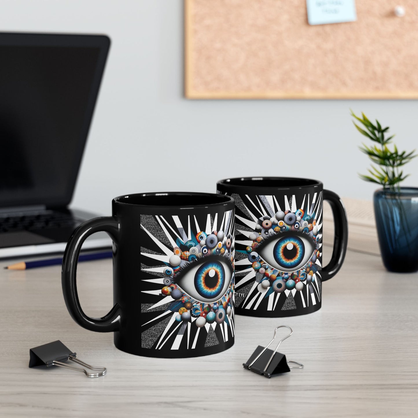Bad Moods Brewed Fresh, Evil Eye on Standby – Perfect for Monday meetings