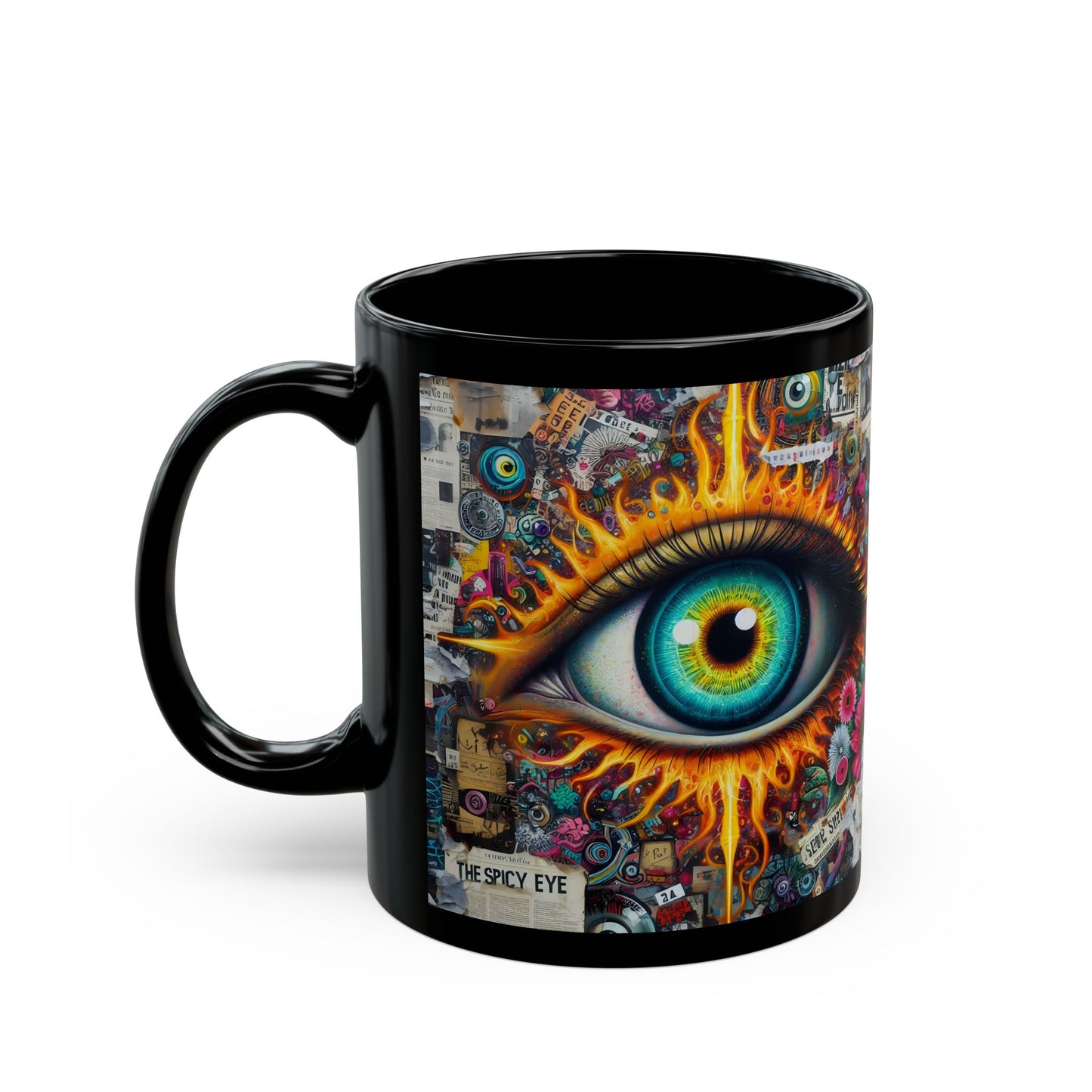 “Office Politics & Evil Eye Protection” – Sipping, judging, blocking negativity - black