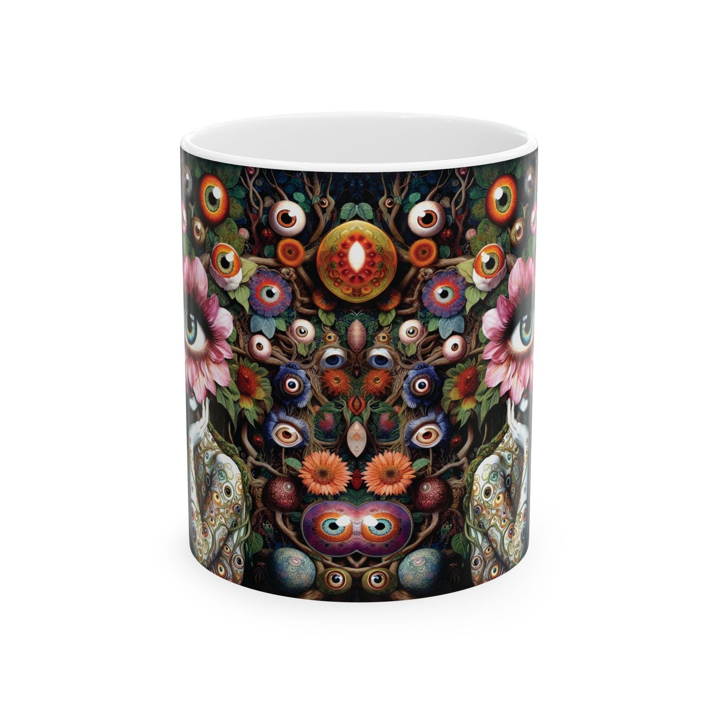 “Botanically Bitter About Emails” – Garden of resentment + caffeine.