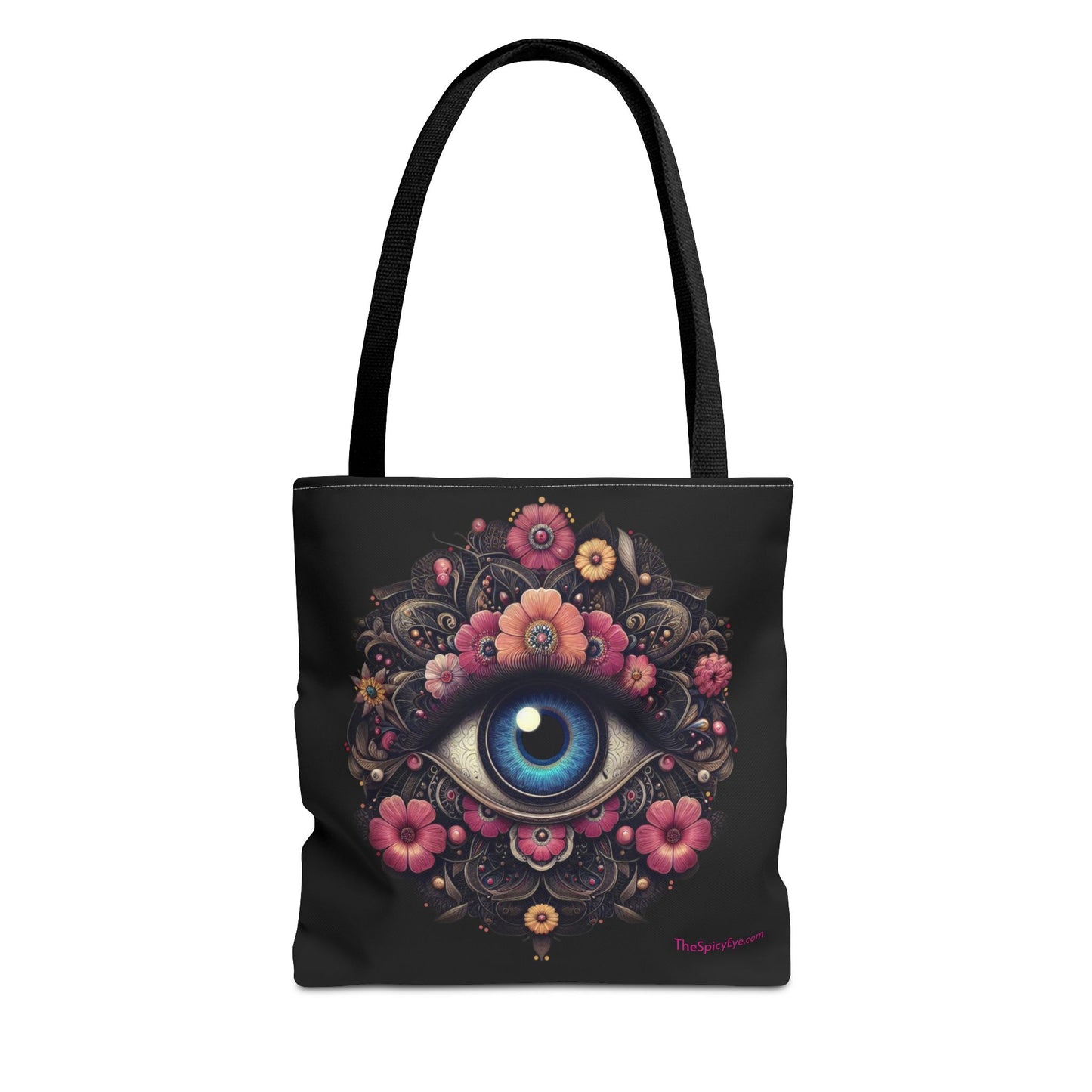 Celestial Guardian Floral Eye Tote