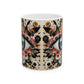“Brewed Among Blooms & Bad Vibes Blockers” – Coffee in hand, evil eye on duty, patience nowhere.