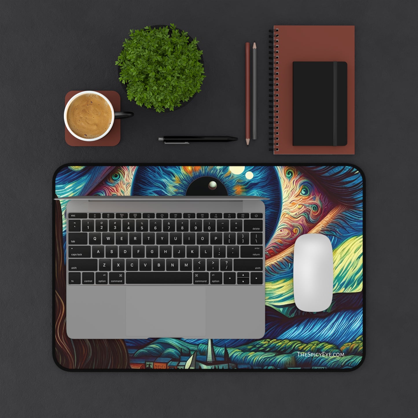Stare into the Abyss-Desk Mat