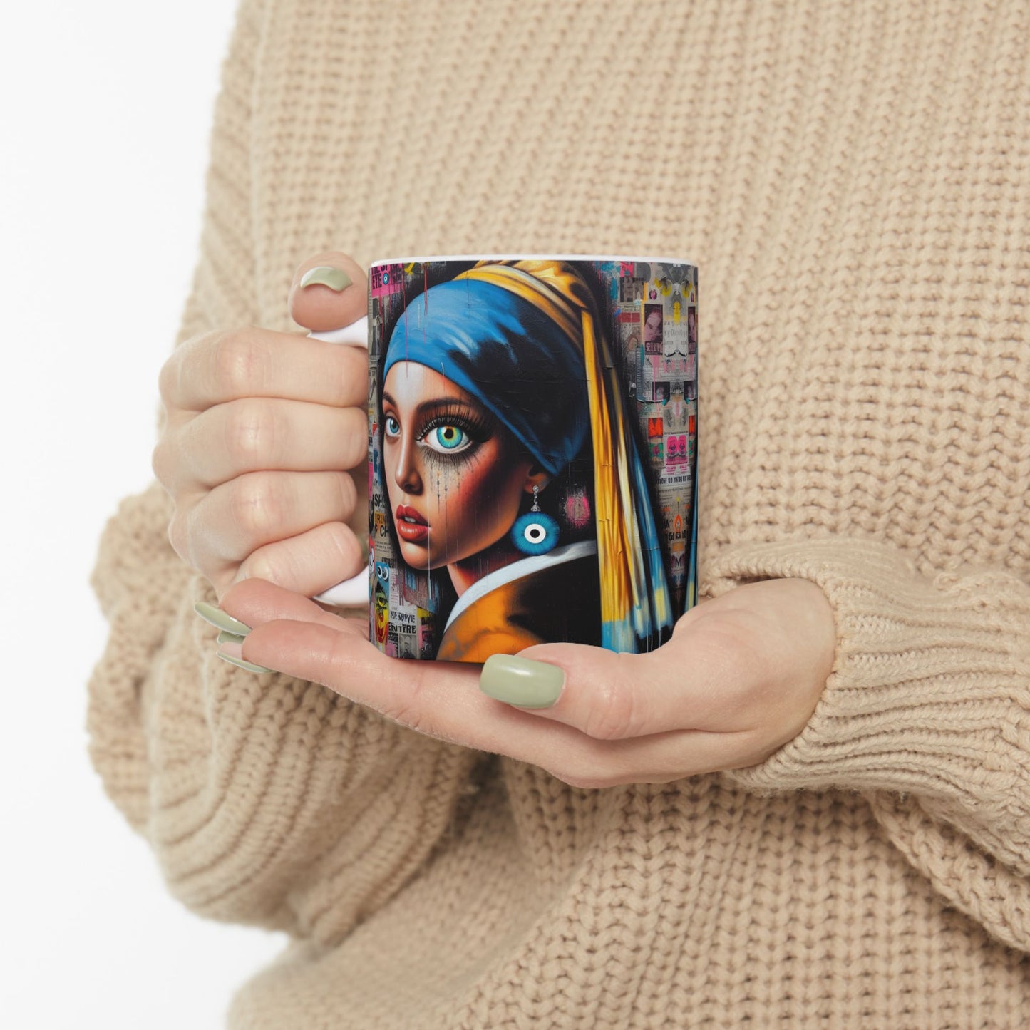 “Girl with the Petty Earring” – Staring silently… but judging loudly.