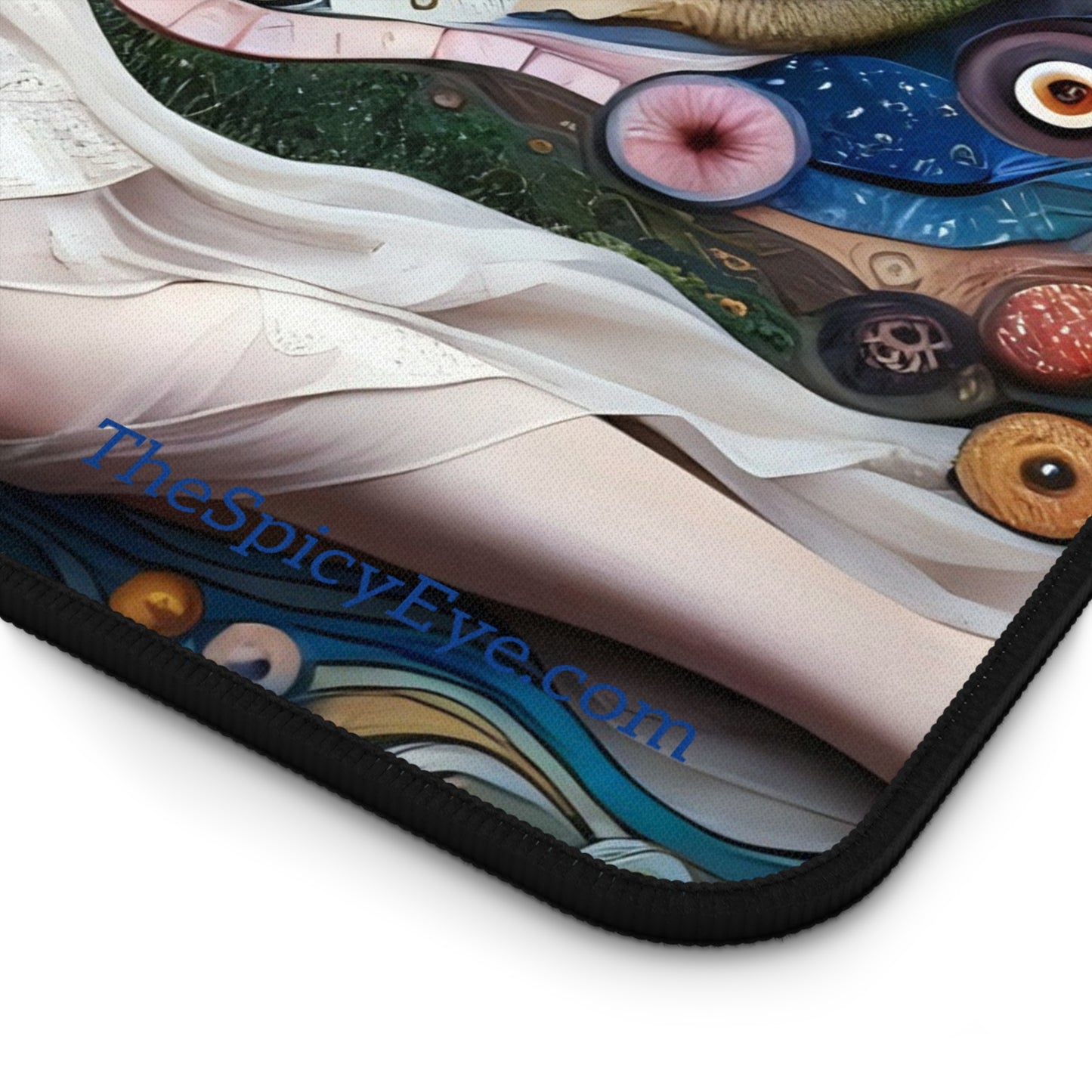The Watchful Nap: Art, Attitude, and Eyeballs-Desk Mat