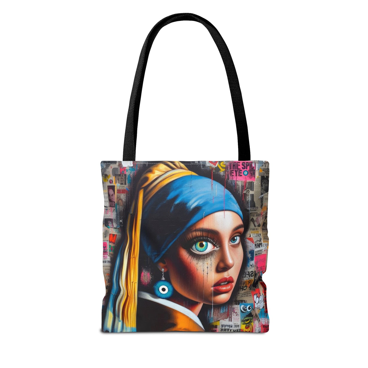 Girl with The Evil Eye Earring - Tote