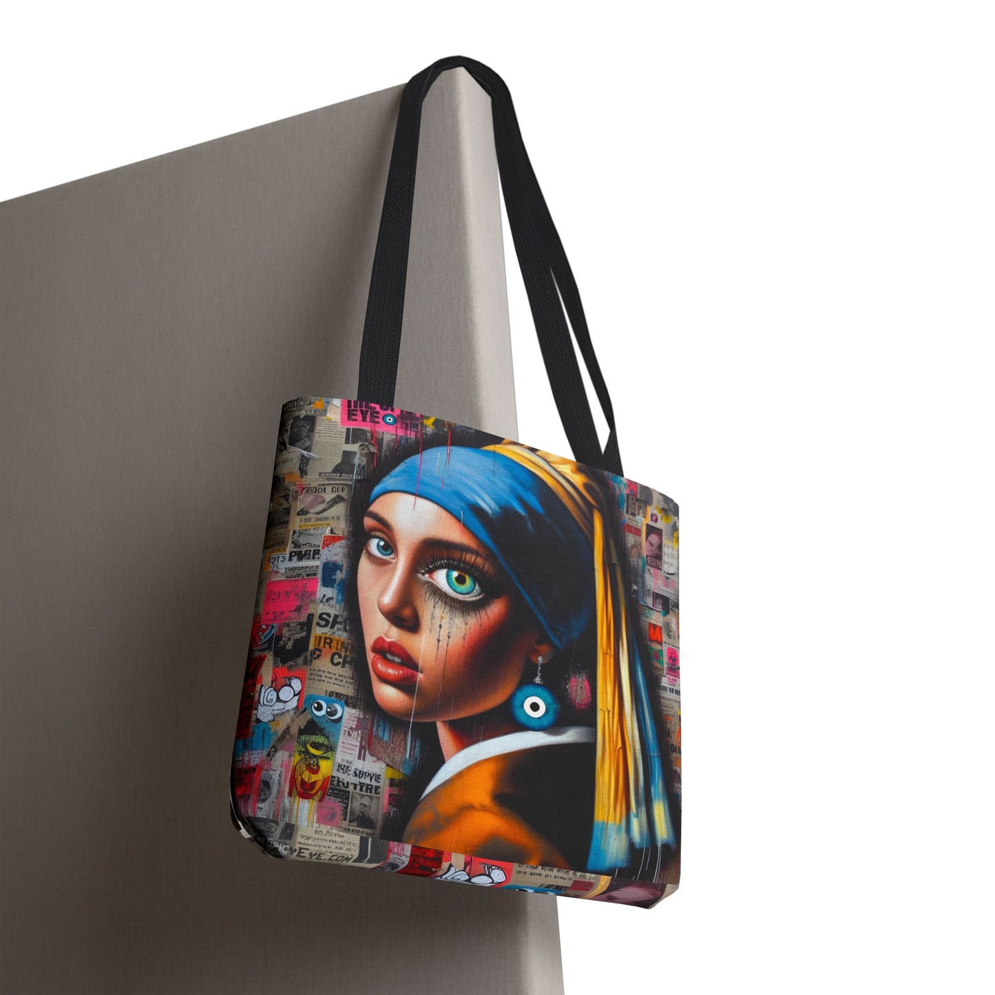 Girl with The Evil Eye Earring - Tote