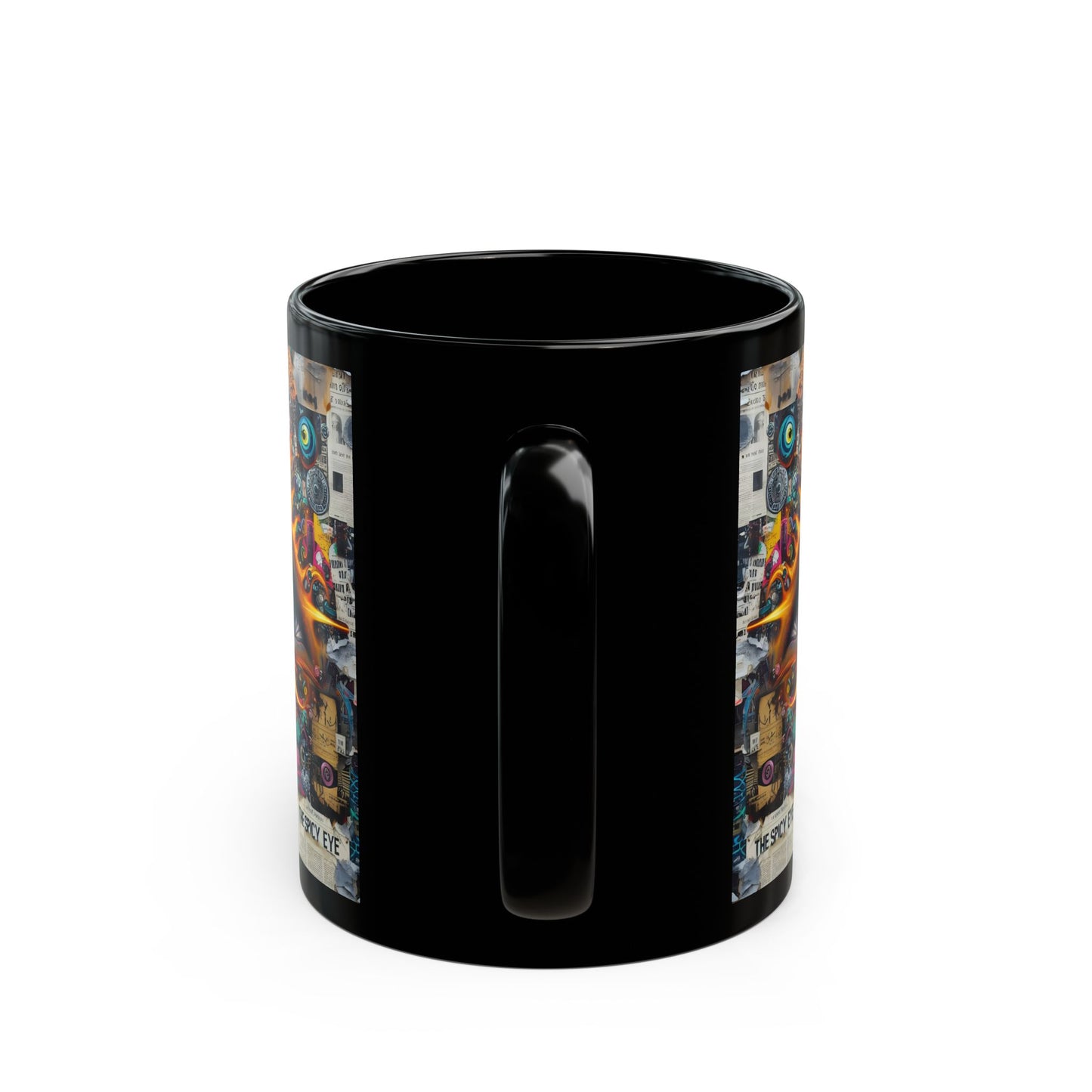 “Office Politics & Evil Eye Protection” – Sipping, judging, blocking negativity - black