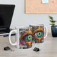 “Office Politics & Evil Eye Protection” – Sipping, judging, blocking negativity. -  White