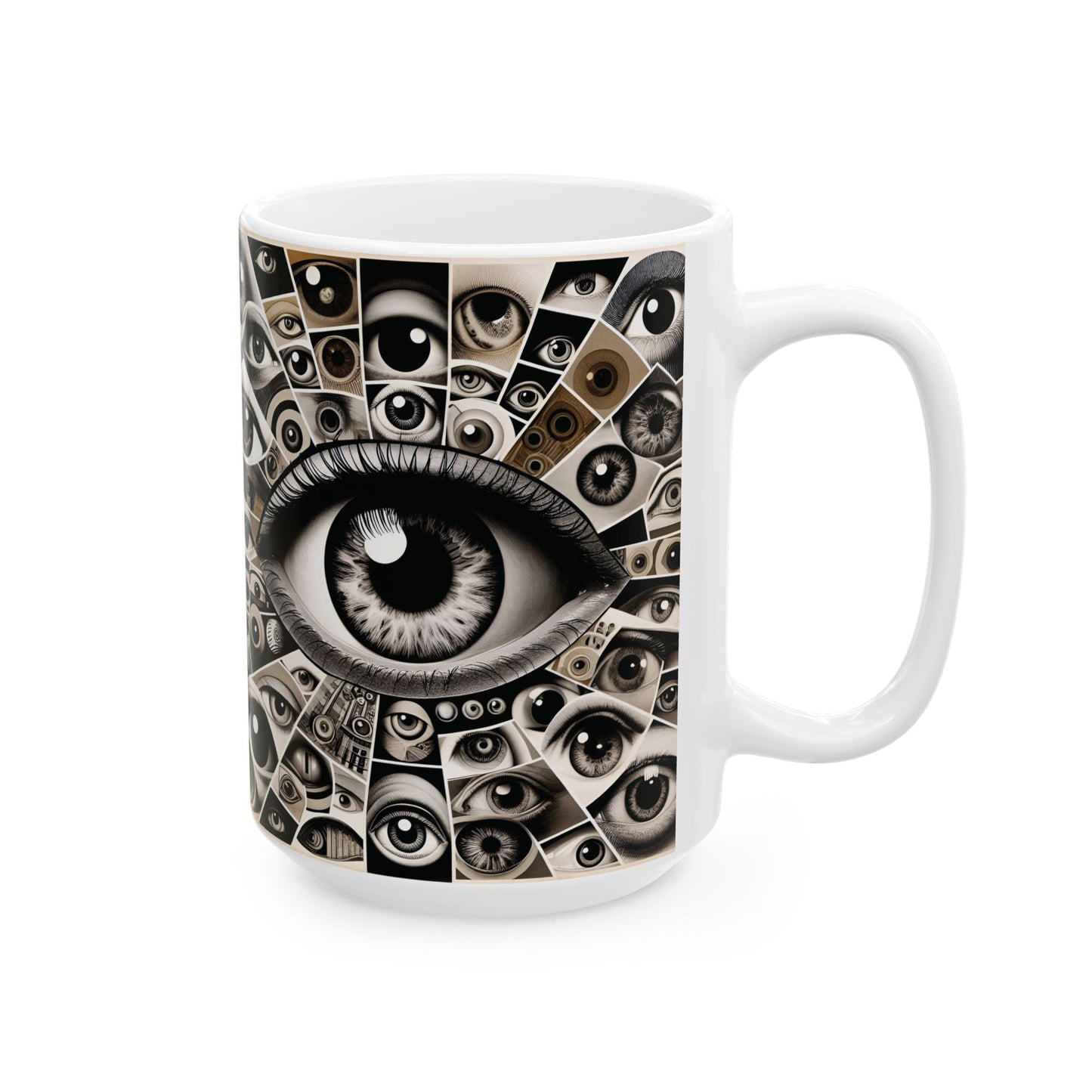 “Caffeinated Shade & Cubicle Spells” – Evil eye deflects drama so I can sip in peace.