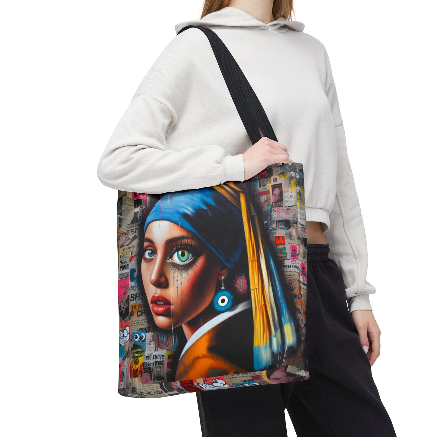 Girl with The Evil Eye Earring - Tote