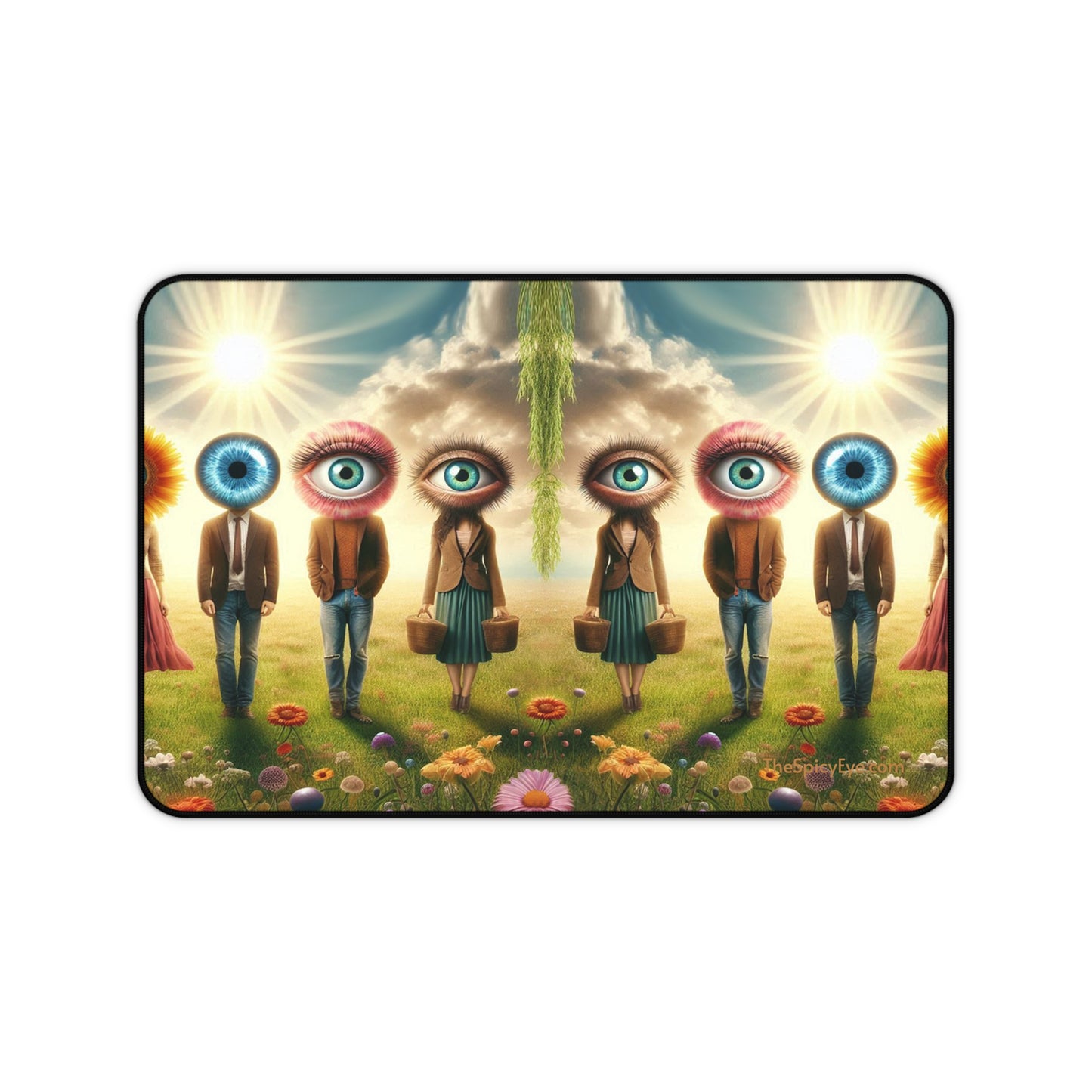 Hypnotized Yet?-One Glance and They Obey-Desk Mat
