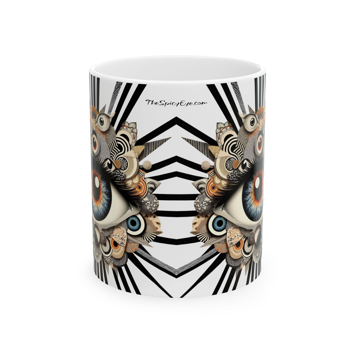 “Coffee First, Sarcasm Second, Evil Eye Always” – Morning mantra for open-plan survival. - White on White